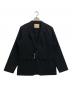 nano・universe（ナノ・ユニバース）の古着「ダブルクロスストレッチジャケット」｜ブラック