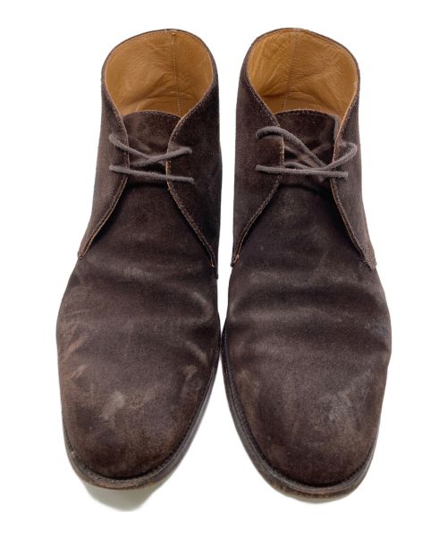 Crockett & Jones（クロケット＆ジョーンズ）Crockett & Jones (クロケット＆ジョーンズ) スウェードチャッカーブーツ ブラウン サイズ:7Eの古着・服飾アイテム