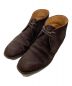 Crockett & Jones（クロケット＆ジョーンズ）の古着「スウェードチャッカーブーツ」｜ブラウン