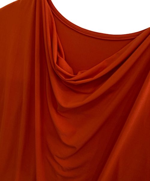 ISSEY MIYAKE（イッセイミヤケ）ISSEY MIYAKE (イッセイミヤケ) 変形ワンピース オレンジ サイズ:2の古着・服飾アイテム
