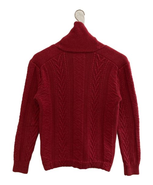 Denim & Supply Ralph Lauren（デニム＆サプライ ラルフローレン）Denim & Supply Ralph Lauren (デニム＆サプライ ラルフローレン) ショールカラーカーディガン レッド サイズ:Sの古着・服飾アイテム