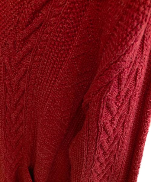 Denim & Supply Ralph Lauren（デニム＆サプライ ラルフローレン）Denim & Supply Ralph Lauren (デニム＆サプライ ラルフローレン) ショールカラーカーディガン レッド サイズ:Sの古着・服飾アイテム