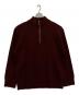 UNITED TOKYO（ユナイテッドトーキョー）の古着「ハーフジプニット」｜ボルドー