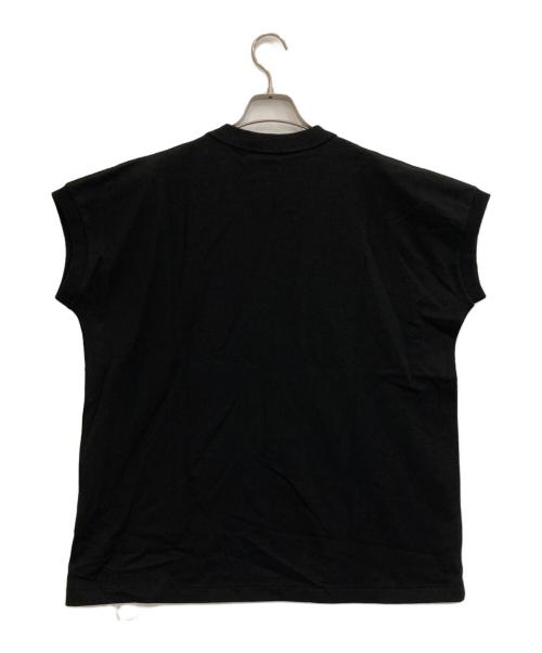 ATON（エイトン）ATON (エイトン) ノースリーブカットソー ブラック サイズ:F 未使用品の古着・服飾アイテム