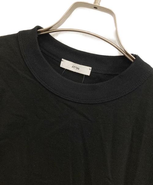 ATON（エイトン）ATON (エイトン) ノースリーブカットソー ブラック サイズ:F 未使用品の古着・服飾アイテム