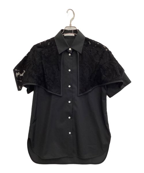 CINOH（チノ）CINOH (チノ) シャツ ブラック サイズ:38の古着・服飾アイテム