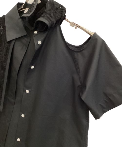 CINOH（チノ）CINOH (チノ) シャツ ブラック サイズ:38の古着・服飾アイテム