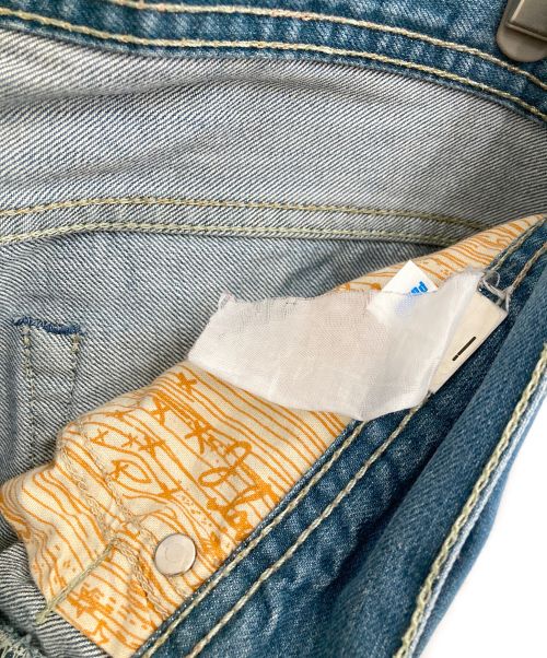 EVISU（エヴィス）EVISU (エビス) PUMA (プーマ) カモメプリントデニムパンツ スカイブルー サイズ:SIZE 81cm (W32)の古着・服飾アイテム