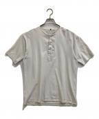 NIGEL CABOURNナイジェルケーボン）の古着「ヘンリーネックカットソー」｜ホワイト