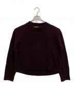 TODAYFULトゥデイフル）の古着「Superfine Wool Knit」｜ボルドー