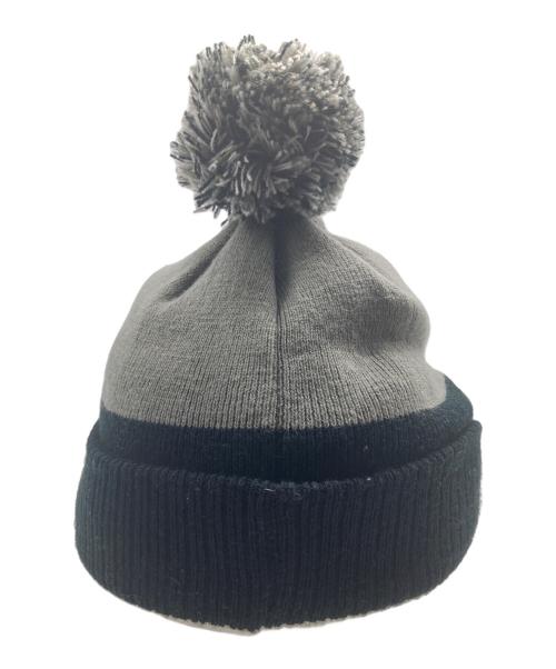 stussy（ステューシー）stussy (ステューシー) ニット帽 グレー×ブラックの古着・服飾アイテム