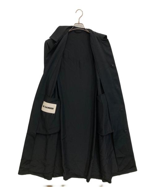 JIL SANDER（ジルサンダー）JIL SANDER (ジルサンダー) バックロゴステンカラーコート ダークネイビー サイズ:44の古着・服飾アイテム