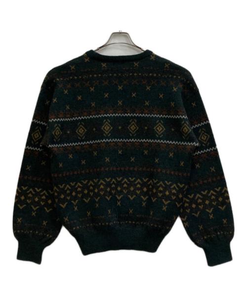 adidas（アディダス）adidas (アディダス) クルーネックニット グリーン サイズ:XLの古着・服飾アイテム