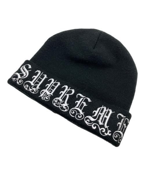 SUPREME（シュプリーム）SUPREME (シュプリーム) old english rhinestone Beanie ブラックの古着・服飾アイテム