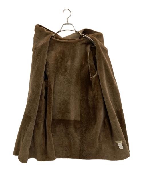 synchro crossings（シンクロ クロッシングス）synchro crossings (シンクロ クロッシングス) ムートンコート ベージュ サイズ:Mの古着・服飾アイテム