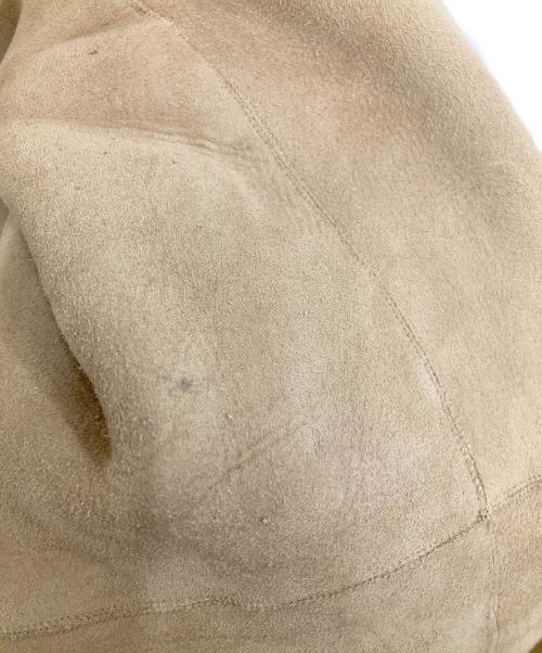 synchro crossings（シンクロ クロッシングス）synchro crossings (シンクロ クロッシングス) ムートンコート ベージュ サイズ:Mの古着・服飾アイテム