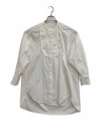 machattマチャット）の古着「ワイドブラウス」｜ホワイト