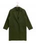 theory（セオリー）の古着「カシミヤ混チェスターコート」｜オリーブ