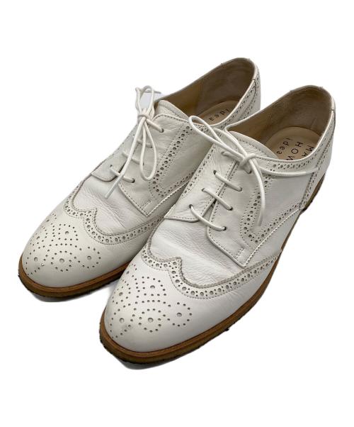 MARGARET HOWELL idea（マーガレット ハウエル アイディア）MARGARET HOWELL idea (マーガレット ハウエル アイディア) ウィングチップシューズ ホワイト サイズ:23の古着・服飾アイテム