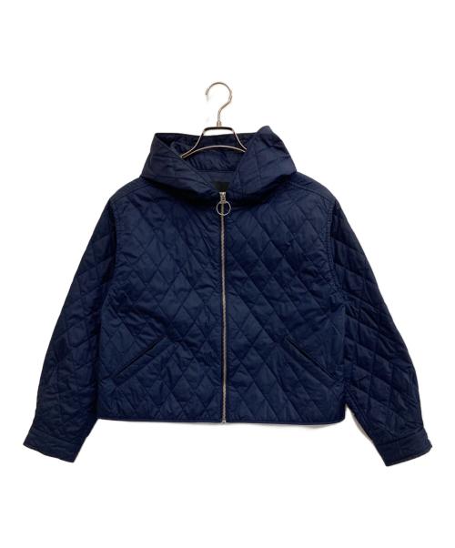 THE NEWHOUSE（ザ ニューハウス）THE NEWHOUSE (ザ ニューハウス) ショートキルティングジャケット ネイビー サイズ:Fの古着・服飾アイテム