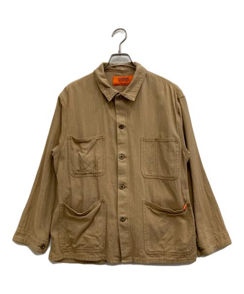 UNIVERSAL OVERALL（ユニバーサルオーバーオール）UNIVERSAL OVERALL (ユニバーサルオーバーオール) カバーオール ベージュ サイズ:Fの古着・服飾アイテム
