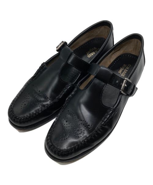 G.H.BASS（ジーエイチバス）G.H.BASS (ジーエイチバス) Mary jane brogue ブラック サイズ:UK6の古着・服飾アイテム