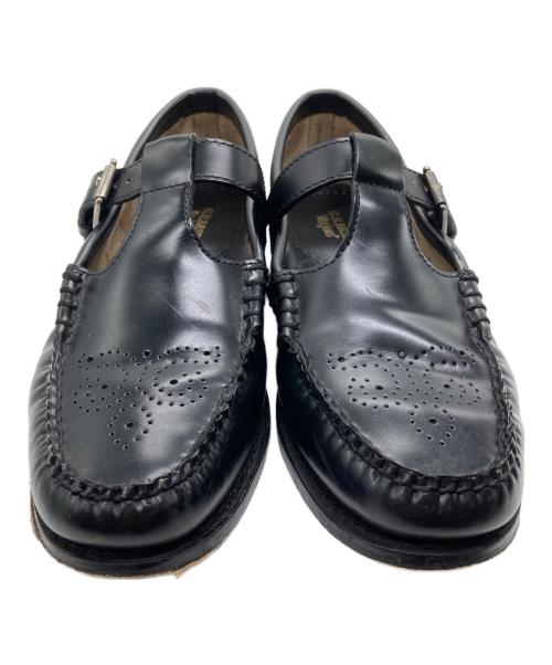 G.H.BASS（ジーエイチバス）G.H.BASS (ジーエイチバス) Mary jane brogue ブラック サイズ:UK6の古着・服飾アイテム