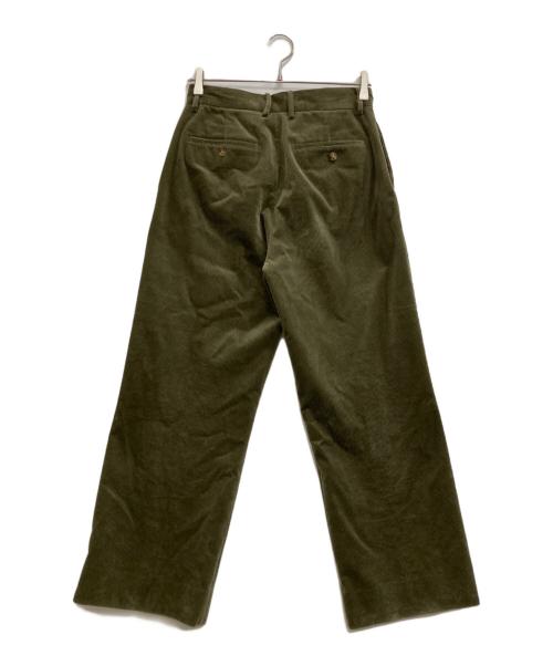 BEAMS BOY（ビームスボーイ）BEAMS BOY (ビームスボーイ) 10ウェルコーデュロイスラックス グリーンの古着・服飾アイテム
