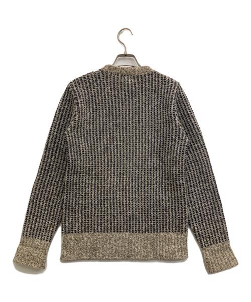 L.L.Bean（エルエルビーン）L.L.Bean (エルエルビーン) バーズアイニット ベージュ×ネイビー サイズ:Sの古着・服飾アイテム