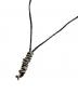 JILL PLATNER（ジルプラットナー）の古着「Birdbone necklace」｜ブラック×シルバー