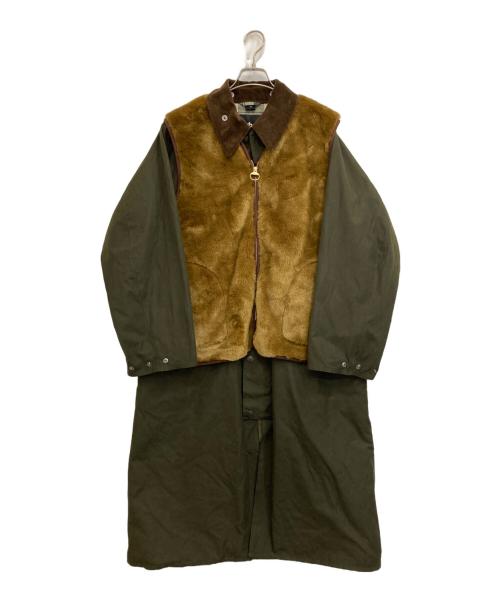 Barbour（バブアー）Barbour (バブアー) コート カーキ×ブラウン サイズ:40の古着・服飾アイテム
