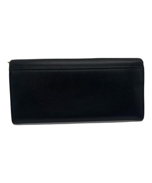 Salvatore Ferragamo（サルヴァトーレ フェラガモ）Salvatore Ferragamo (サルヴァトーレ フェラガモ) ヴァラリボンウォレット ブラックの古着・服飾アイテム