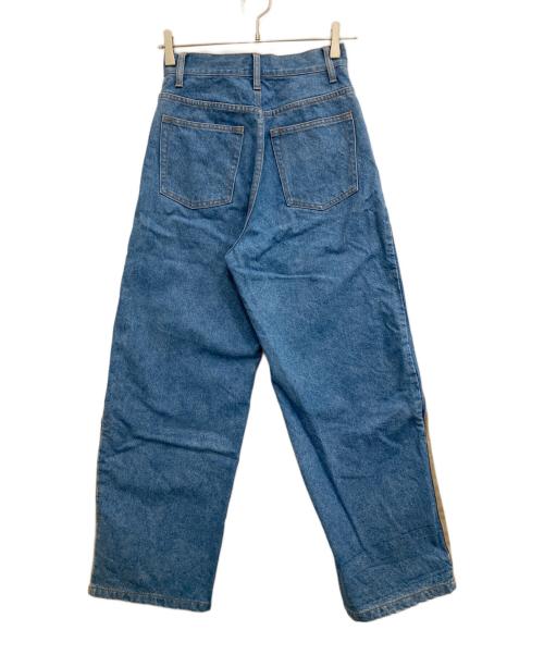 NOUNLESS（ナウンレス）NOUNLESS (ナウンレス) BEAUTY&YOUTH (ビューティーアンドユース) 別注ドッキングデニムパンツ インディゴ サイズ:1の古着・服飾アイテム