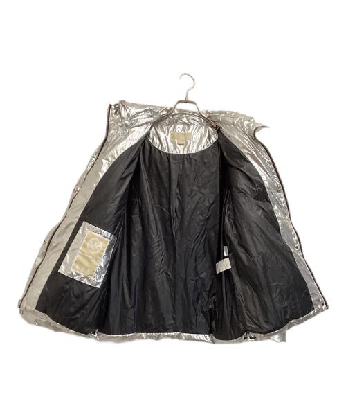 MICHAEL MICHAEL KORS（マイケル マイケルコース）MICHAEL MICHAEL KORS (マイケル マイケルコース) シャイニーダウンジャケット シルバー サイズ:Sの古着・服飾アイテム