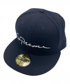 SUPREME×New Eraシュプリーム×ニューエラ）の古着「ベースボールキャップ」｜ネイビー