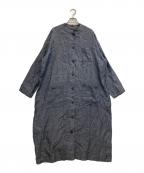 mizuiro-indミズイロインド）の古着「リネンコート」｜インディゴ