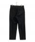 WACKO MARIA (ワコマリア) DORMEUIL (ドーメル) CHALK STRIPE PLEATED TROUSERS ブラック サイズ:XL：18000円