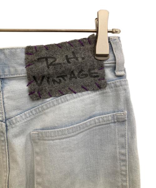 R.H.Vintage（ロンハーマン・ヴィンテージ）R.H.Vintage (ロンハーマン・ヴィンテージ) ユーズド加工デニムパンツ インディゴ サイズ:23の古着・服飾アイテム