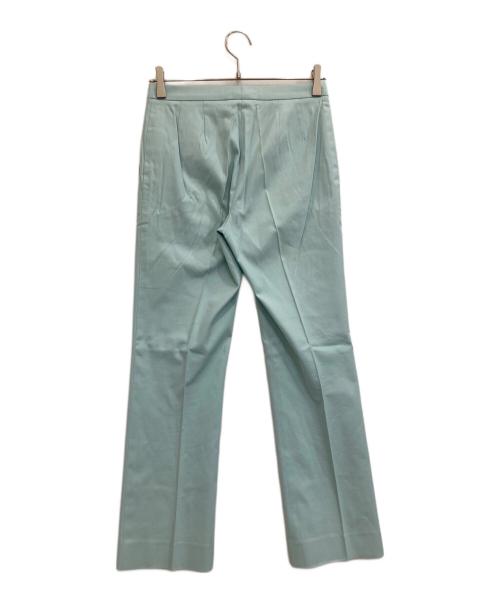 MaxMara（マックスマーラ）MaxMara (マックスマーラ) センタープレスパンツ スカイブルー サイズ:36の古着・服飾アイテム