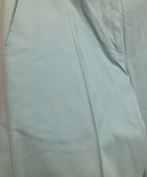 MaxMara（マックスマーラ）MaxMara (マックスマーラ) センタープレスパンツ スカイブルー サイズ:36の古着・服飾アイテム