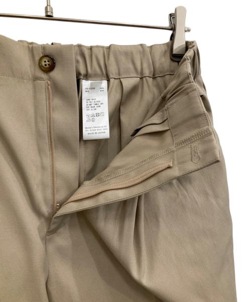 mizuiro-ind（ミズイロインド）mizuiro-ind (ミズイロインド) イージーワイドパンツ ベージュ サイズ:1の古着・服飾アイテム