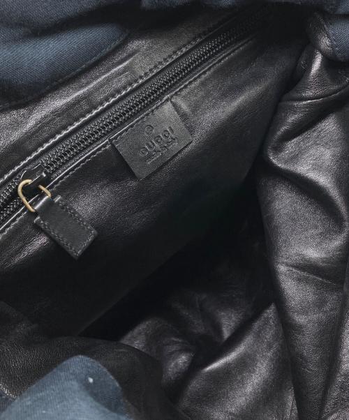 GUCCI（グッチ）GUCCI (グッチ) 2WAYバッグ ネイビーの古着・服飾アイテム