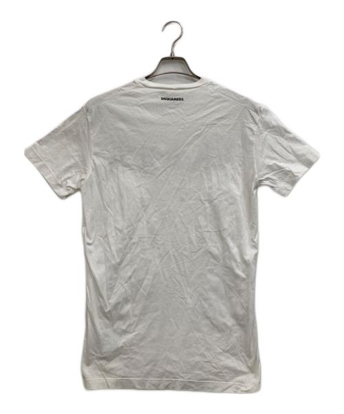 DSQUARED2（ディースクエアード）DSQUARED2 (ディースクエアード) Tシャツ ホワイト サイズ:Lの古着・服飾アイテム