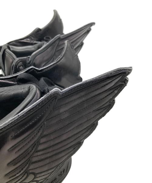 adidas（アディダス）adidas (アディダス) JEREMY SCOTT (ジェレミースコット) ハイカットスニーカー ブラック サイズ:24.5の古着・服飾アイテム