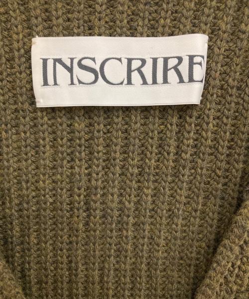 INSCRIRE（アンスクリア）INSCRIRE (アンスクリア) Wool Jersey Field Vest カーキ サイズ:38の古着・服飾アイテム