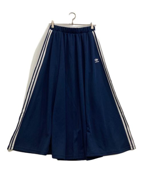 adidas（アディダス）adidas (アディダス) フレアスカート ネイビー サイズ:Lの古着・服飾アイテム