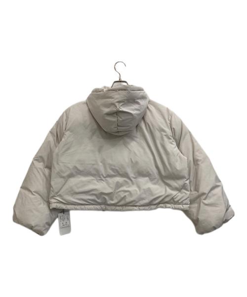 Snidel（スナイデル）Snidel (スナイデル) フードファーショートダウン アイボリー サイズ:Fの古着・服飾アイテム