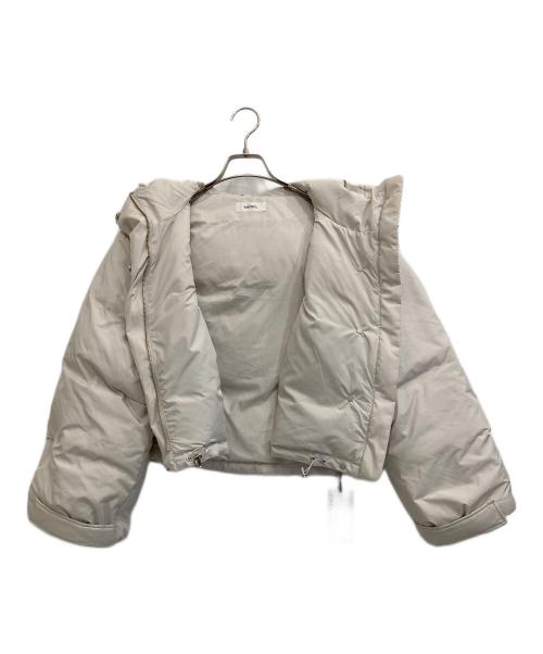 Snidel（スナイデル）Snidel (スナイデル) フードファーショートダウン アイボリー サイズ:Fの古着・服飾アイテム