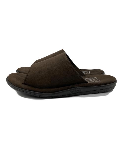 ISLAND SLIPPER（アイランドスリッパ）ISLAND SLIPPER (アイランドスリッパ) スウェードスライドサンダル ブラウン サイズ:26の古着・服飾アイテム