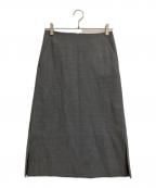 theoryセオリー）の古着「ウールロングスカート」｜グレー